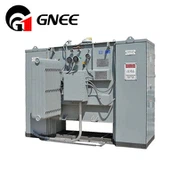 Trofazni 100kVA transformator trafostanice montiran na uljnu podlogu